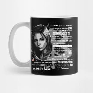 Buffy speech Mug